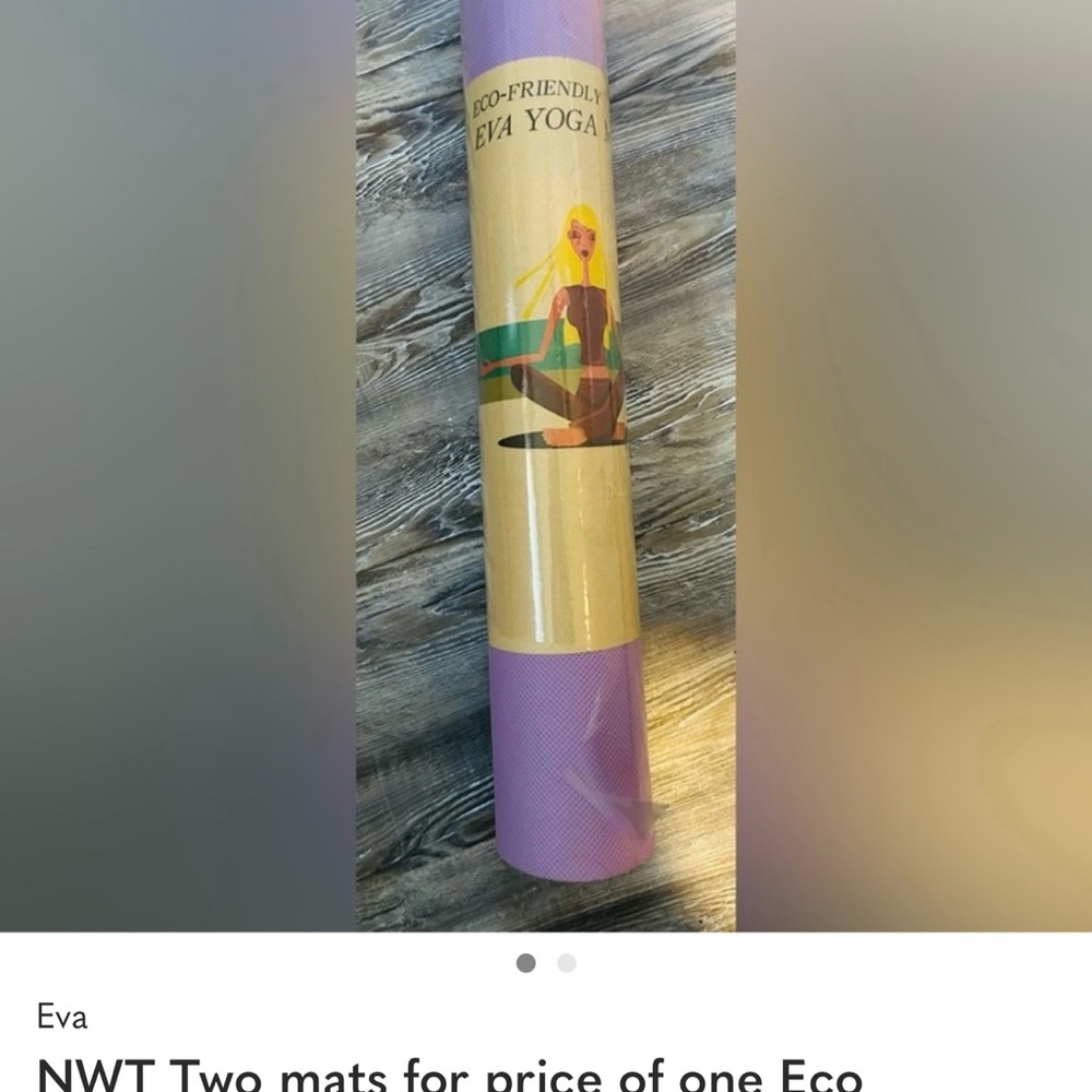 Eco-Friendly Lavender Yoga Mat
